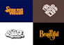 do typography hand lettering text font logo and urban streetwear t shirt design